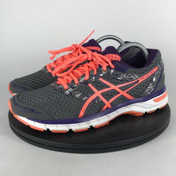 Asics Shoes - Asics Gel-Excite 4 Gray/Orange Athletic Running Shoes T6E8N Women’s Size 9.5
